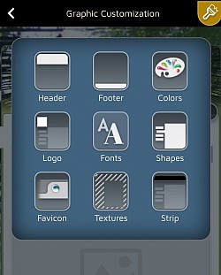 మీరు మీ ఉచిత వెబ్&zwnj;సైట్ యొక్క అనేక అంశాలను అనుకూలీకరించవచ్చు.